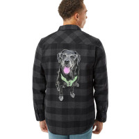 Stacey The Black Lab Hippie Flannel Shirt | Artistshot