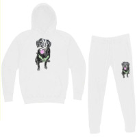 Stacey The Black Lab Hippie Hoodie & Jogger Set | Artistshot