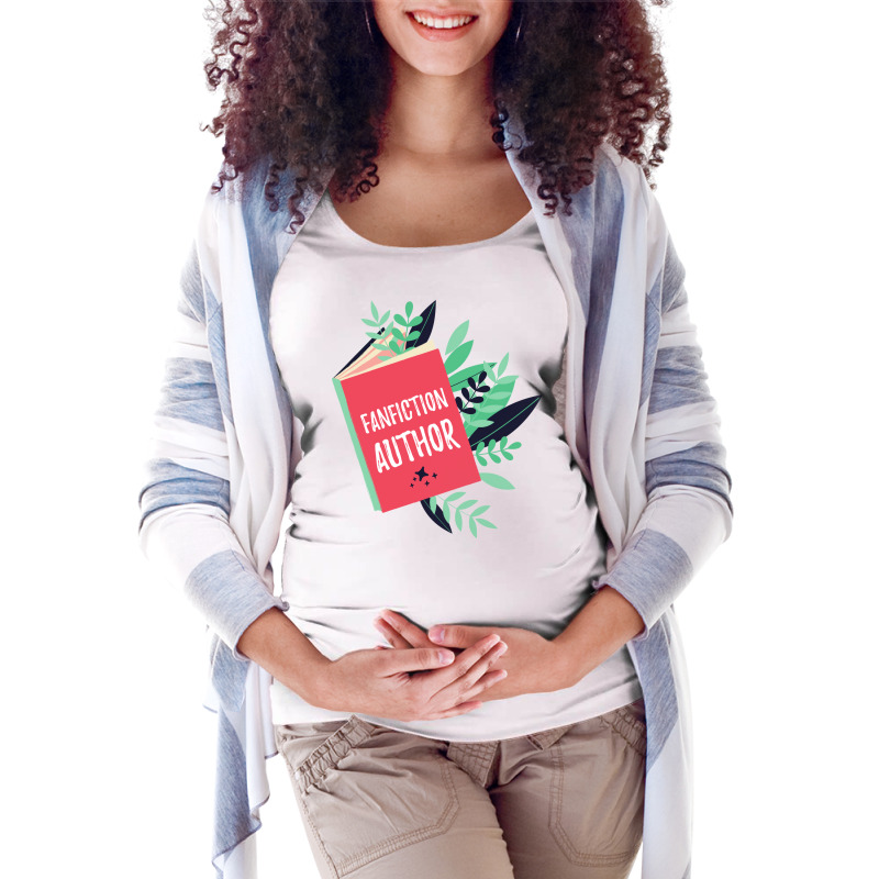 Fanfiction Author Maternity Scoop Neck T-shirt by kacutahookef | Artistshot