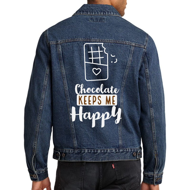 Chocolate 20230214t221815493 Men Denim Jacket | Artistshot