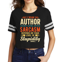 Im An Author Gift Scorecard Crop Tee | Artistshot