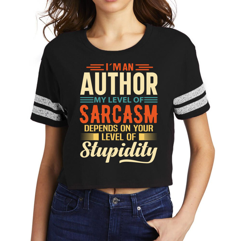 Im An Author Gift Scorecard Crop Tee by fgclabdib | Artistshot