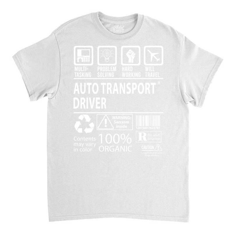 Auto Transport Driver T  Multitasking Certified Jo Classic T-shirt by nocniwignera | Artistshot