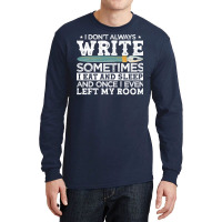 Novelist Author Writer Hipster Long Sleeve Shirts | Artistshot