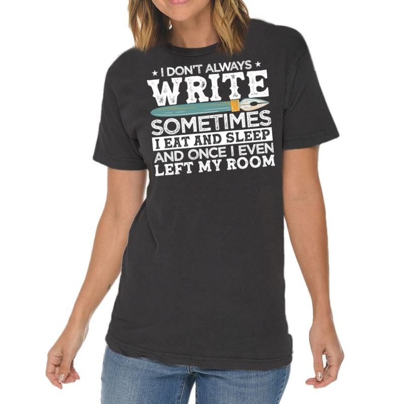 Novelist Author Writer Hipster Vintage T-Shirt by fgclabdib | Artistshot