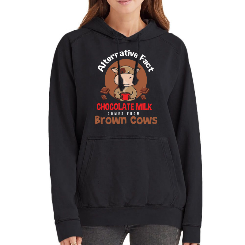 Chocolate Milk Brown Cows Chocolate Quote Vintage Hoodie | Artistshot