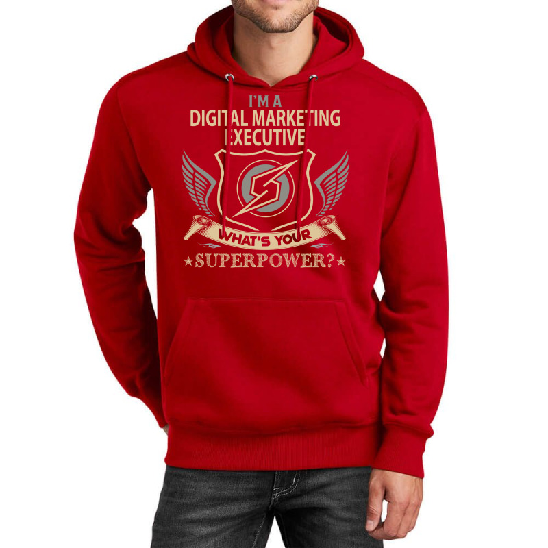 Digital Marketing Executive T  Superpower Gift Ite Unisex Hoodie | Artistshot