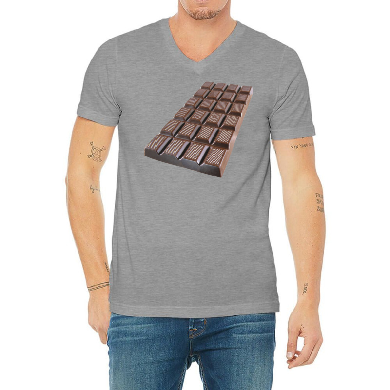 Chocolate Tumblr V-Neck Tee by volnybareenb | Artistshot