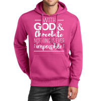 Religious Chocolate Lover 70s Unisex Hoodie | Artistshot