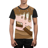 Sweet Temptation Surprise Chocolate Girl Graphic T-shirt | Artistshot