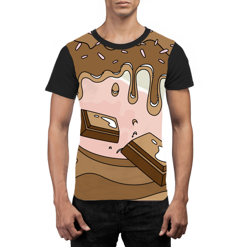 Sweet Temptation Surprise Chocolate Girl Graphic T-shirt | Artistshot