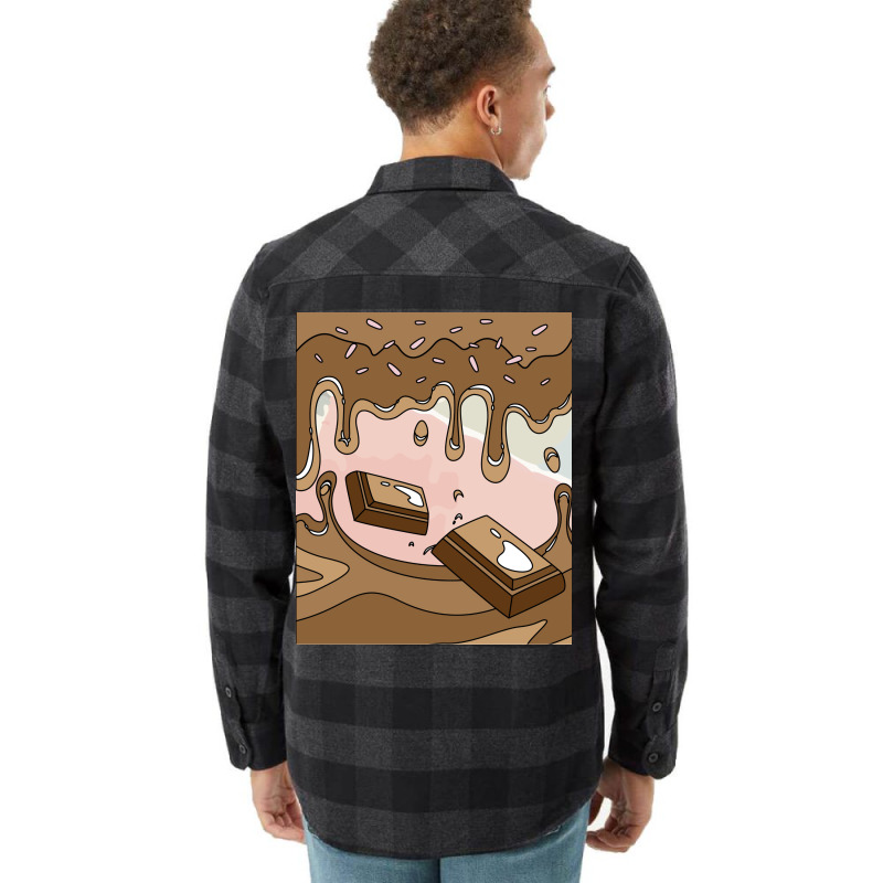 Sweet Temptation Surprise Chocolate Girl Flannel Shirt | Artistshot