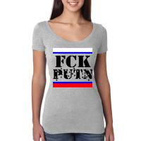 Fck Putin Fuck Putin Women's Triblend Scoop T-shirt | Artistshot