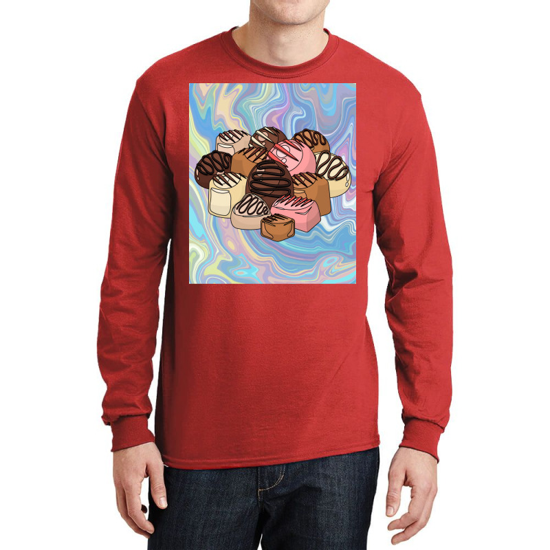 Sweet Temptation Surprise Chocolate Travel Gift Long Sleeve Shirts | Artistshot