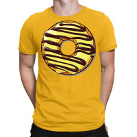 Yellow Donut Doughnut Chocolate Icing Frosting Gir T-shirt | Artistshot