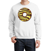 Yellow Donut Doughnut Chocolate Icing Frosting Gir Crewneck Sweatshirt | Artistshot