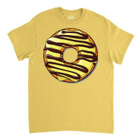 Yellow Donut Doughnut Chocolate Icing Frosting Gir Classic T-shirt | Artistshot