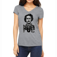 Edgar Allan Poe Vintage Women's V-neck T-shirt | Artistshot