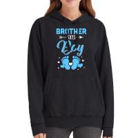 Gender Reveal For Brother Says Boy Matching Family Vintage Hoodie | Artistshot