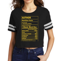 Nutrition Facts Author Girl Scorecard Crop Tee | Artistshot