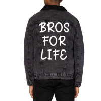 Bros For For Unisex Sherpa-lined Denim Jacket | Artistshot