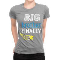 Big Brother Finally Funny Brothers Boygirl Ladies Fitted T-shirt | Artistshot