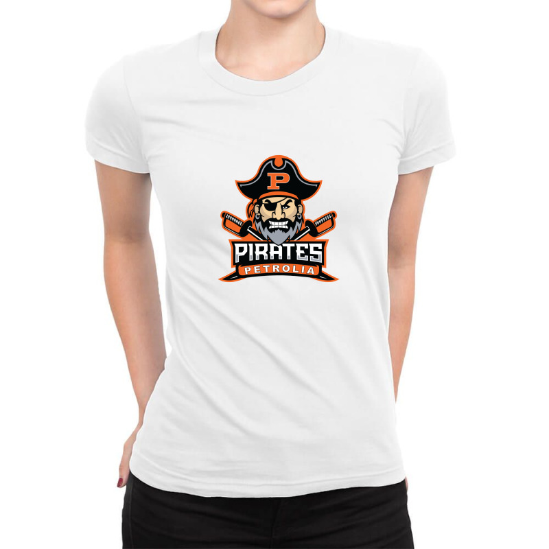 Petrolia High School, Petrolia Ladies Fitted T-Shirt by FormulasData | Artistshot