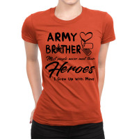 Brother Most People Never Meet Their Heroes Ladies Fitted T-shirt | Artistshot