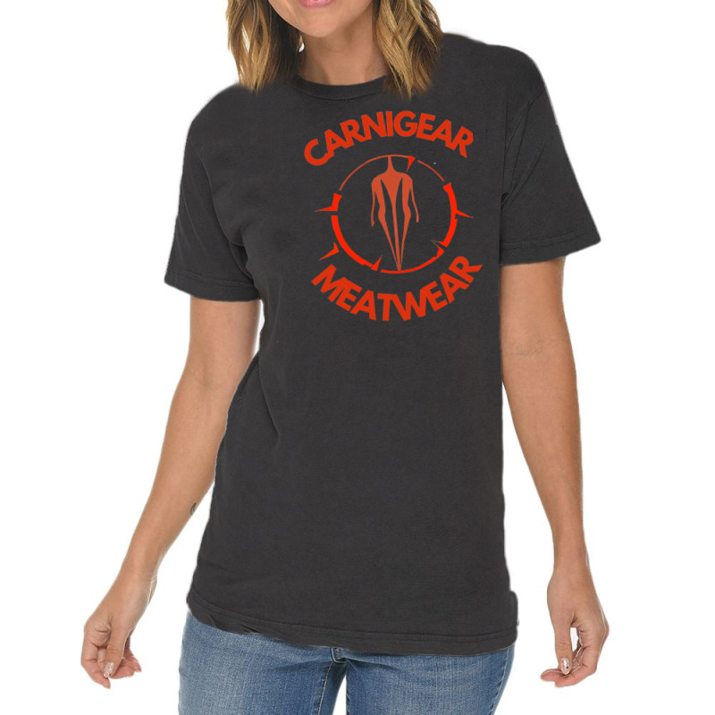 Carnigear Meatwear Aesthetic Vintage T-Shirt by rahianmucauo | Artistshot