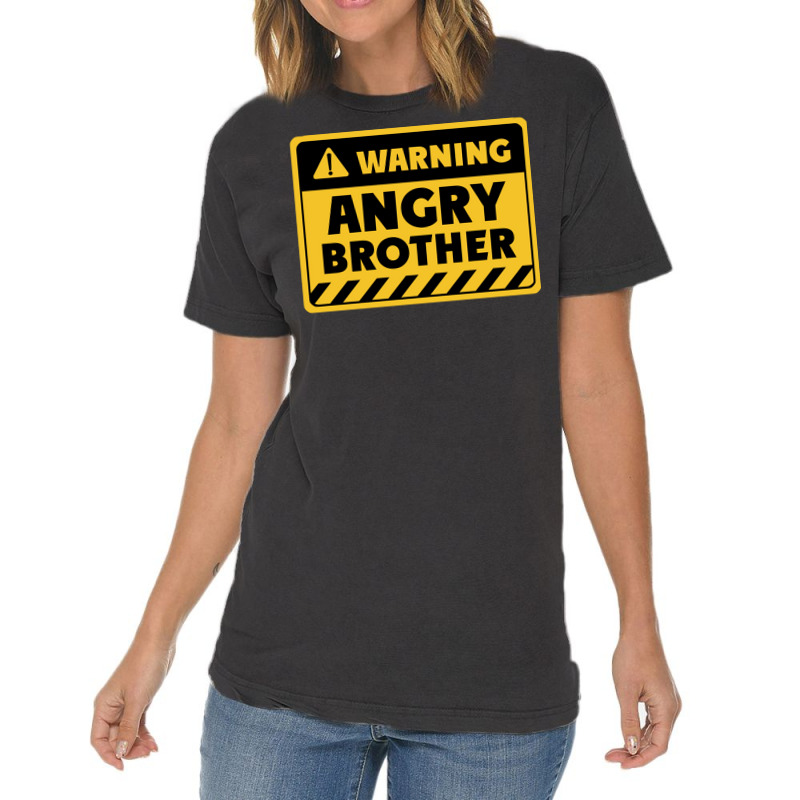 Angry Brother Vintage T-Shirt by egbomluzyd | Artistshot