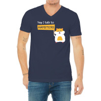 Hamster Joke Design For Dwarf Hamster Pet Owners V-neck Tee | Artistshot