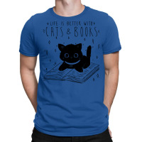 Cats And Books 1 T-shirt | Artistshot