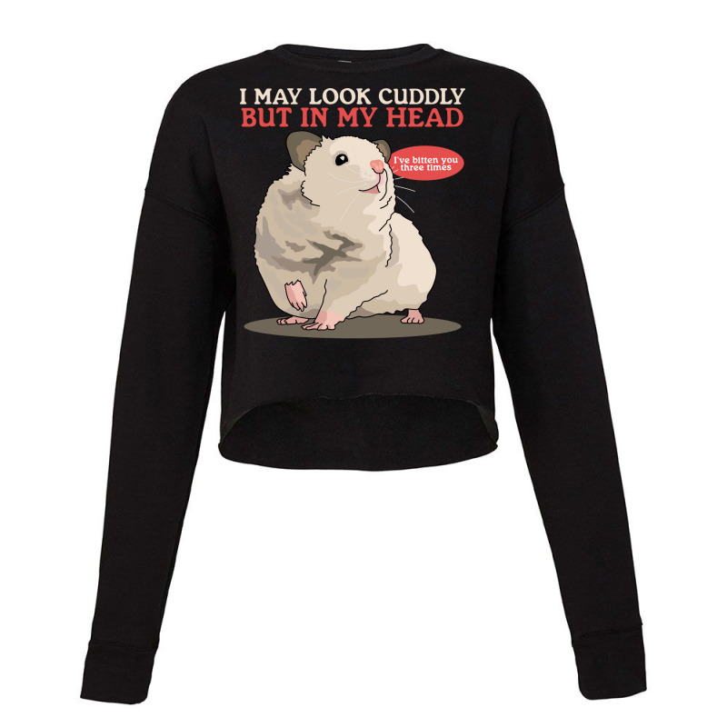 Hamsters Look Cuddly Hamster Owner 2 Cropped Sweater by egbomluzyd | Artistshot