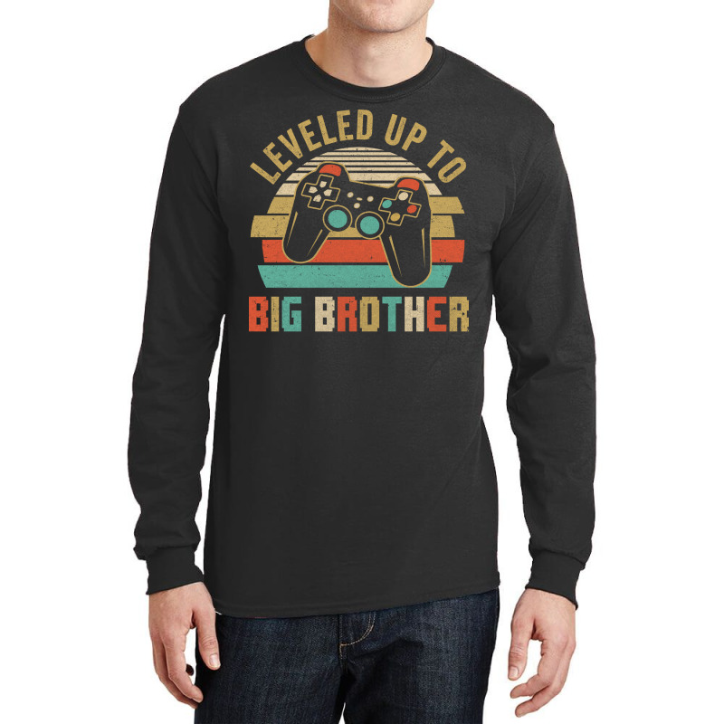 Leveled Up To Big Brother Ba Long Sleeve Shirts | Artistshot