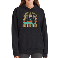 Leveled Up To Big Brother Ba Vintage Hoodie | Artistshot