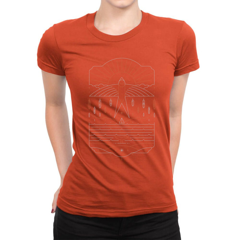 The Navigator Ladies Fitted T-Shirt by senisaminched | Artistshot