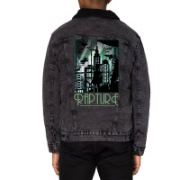 Visit Rapture Unisex Sherpa-lined Denim Jacket | Artistshot