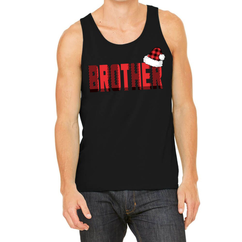 Christmas Brother Buffalo Plaid Tank Top by rolinghsgagv | Artistshot