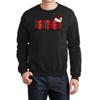 Christmas Brother Buffalo Plaid Crewneck Sweatshirt | Artistshot