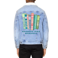 Diversify Your Bookshelf Unisex Sherpa-lined Denim Jacket | Artistshot