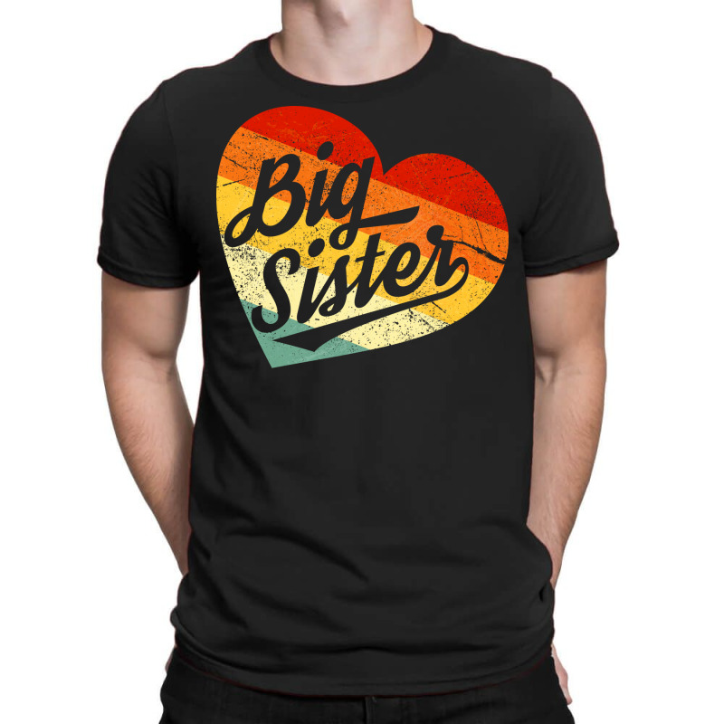 Retro Vintage Big Sister 1 T-Shirt by rolinghsgagv | Artistshot