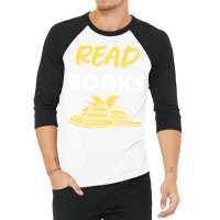 Read Books 3 2 3/4 Sleeve Shirt | Artistshot