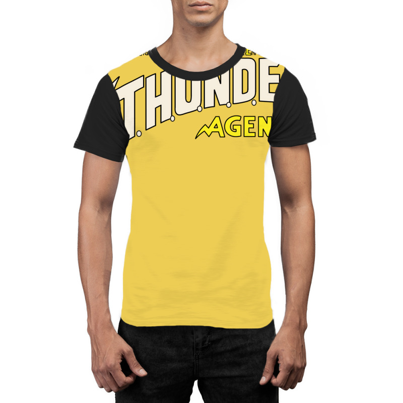 Thunder Agents White Graphic T-shirt by djonicmisicx | Artistshot