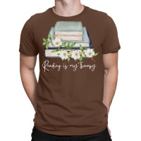 Reading Is My Therapy 54 T-shirt | Artistshot