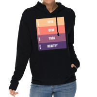 Keto Diet Gym Yoga Healthy Ketogenic Lightweight Hoodie | Artistshot