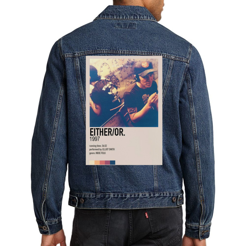 Either Or Minimalist Men Denim Jacket by koorenayoubq | Artistshot