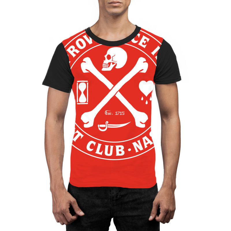 Black Sails New Providence Island Boat Club Graphic T-shirt by esroyehmckef | Artistshot