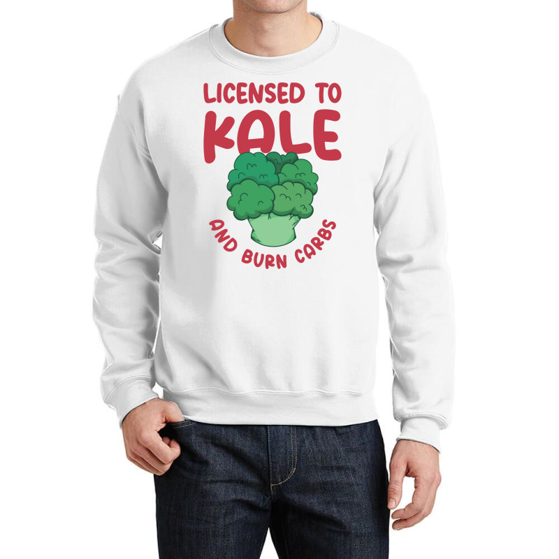 Keto Diet Nutritionist Kale Keto Food Vegetable Hu Crewneck Sweatshirt by woelkelytjeb | Artistshot