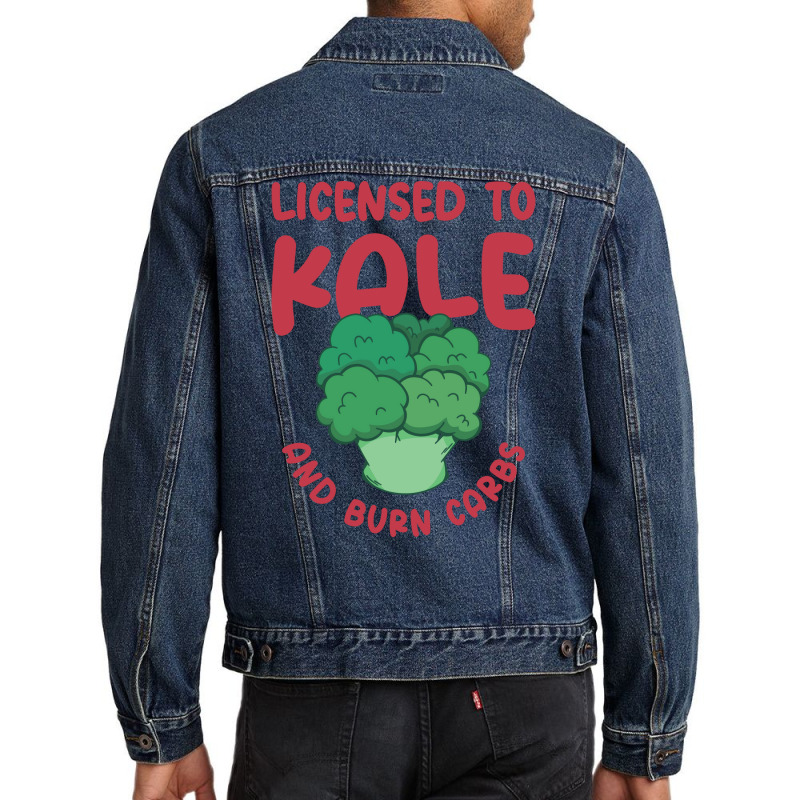 Keto Diet Nutritionist Kale Keto Food Vegetable Hu Men Denim Jacket by woelkelytjeb | Artistshot