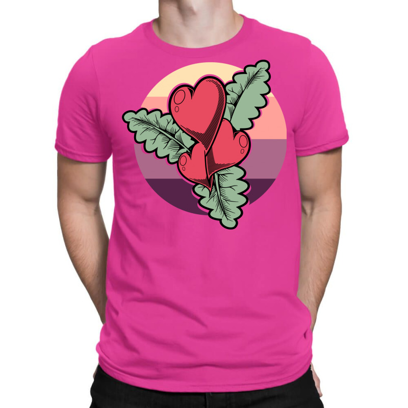 Hearts Flower Vintage T-shirt | Artistshot